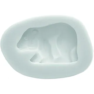 Silikomart | Silikonform für Zuckermasse BÄR, Form für Tortendekorationen, Prinz-Thema, Maße 15 x 10 x 4 mm