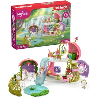 Schleich Bayala Glitzerndes Blütenhaus mit Einhörnern 42445