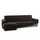 SOFASKINS elastischer Chaise Longue Sofabezug Kurze Linke Armlehne bequem langlebig Kompatible Abmessungen 210-340 cm braun