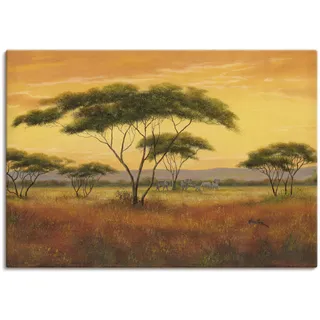 ARTland Leinwandbild »Afrikalandschaft«, Größe: 70x50 cm