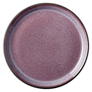 Bitz Dessertteller 17 cm Lila/Schwarz 6er Set
