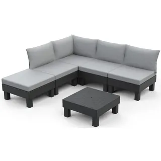 ELEMENTS Garten-Plastikset - Graphit - Schwarz