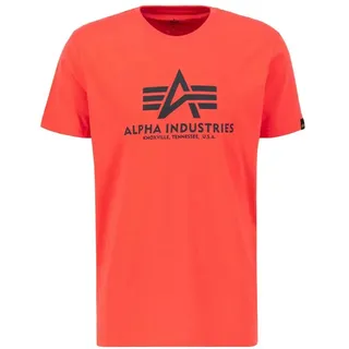 Alpha Industries Basic Kurzarm-t-shirt - Radiant Red - 2XL
