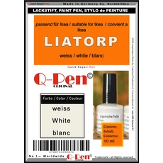 Lackstift Touch-Up Paint für Ikea LIATORP white/weiß/blanc - Q-Pen Original