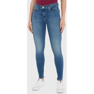 Tommy Jeans Skinny-fit-Jeans »Tommy Jeans - Damenjeans- NORA Mid Rise - Skinny Fit«, mit Waschung, Logo-Badge TOMMY JEANS Denim Medium