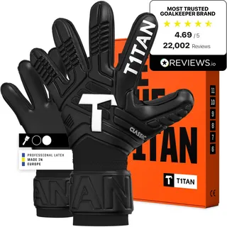 T1TAN Classic 1.0 Black-out Torwarthandschuhe - Black - 10