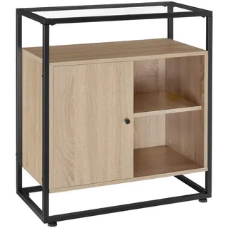Tectake Conventry 70 x 38 x 80,5 cm Eiche Sonoma / Braun