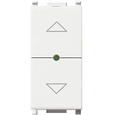 Vimar 14196 Plana elektronischer Quid für Rollladen cosφ 0,6 2 A 220-240 V ~ 50/60 Hz, Standortspeicherung