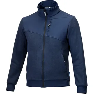 Sparco - Grit Fleece Weste mit Reißverschluss - Effektive Wärmeisolierung - Wasserabweisende Einsätze - 280 g/m2 Fleecestoff - Leichtes und Flexibles Design - Größe L - Blau