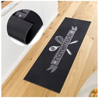 HANSE HOME Homemade Kitchen« rechteckig 3 mm Höhe Läufer, Rutschfest, Küchenteppich, Küche, Teppich Pflegeleicht schwarz-weiß