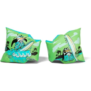 Speedo Unisex Baby Mit Figuren bedruckte Schwimmflügel | Schwimmflügel | Learn-to-Swim Schwimmen lernen , Chima Azure Blue/Fluro Green, 2-6