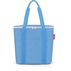 reisenthel thermoshopper Kühltasche für den Einkauf oder das Picknick mit 2 Trageriemen Aus wasserabweisendem Material, Farbe:Twist Azure
