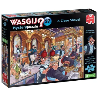 JUMBO Spiele Wasgij Mystery 27 - Flamme In Der Pfanne! (1000 Teile)