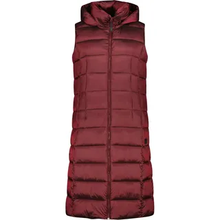 CMP Lange Damen-Weste aus Nylon mit fester Kapuze
