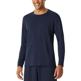 Schiesser Herren Schlafshirt Rundhals Langarm Loungewear Nightwear Organic Cotton 150 Years