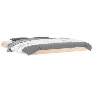 vidaXL Massivholzbett 180/200 Cm Kiefer , Braun , Holz , 180x200 cm , Schlafzimmer, Betten