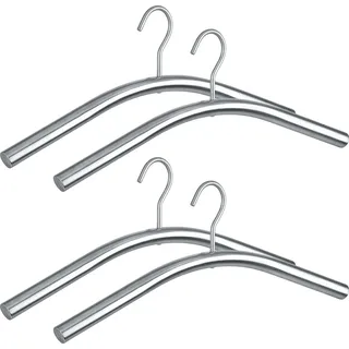 Wenko Kleiderbügel Dry silber, 4 St.