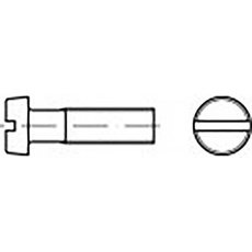 Bild von TO-6852807 Zylinderkopfschrauben M5 16mm Schlitz DIN 84 Messing 200St.