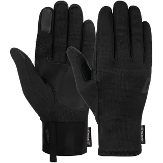 Reusch Outdoor Handschuhe Herren & Damen | Touchscreen-kompatibel & warm | winddicht & extra atmungsaktiv, mit Ziegenleder, für Sport, Freizeit & Alltag, Größe 6,5-11, Nanuq POLARTEC HF PRO TOUCH-TEC