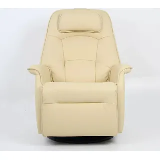 WELCON®ErgoSVING Relaxsessel Echtleder beige - Beige