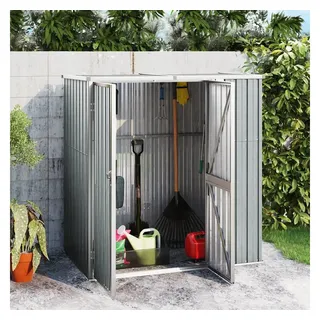 vidaXL Gerätehaus 0,90 x 0,89 m Grau