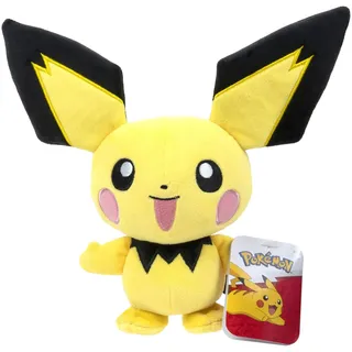Jazwares Pokémon PKW0553-20cm Plüsch - Pichu offizielles Plüsch