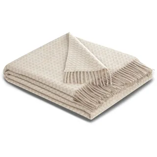 Biederlack Vivo Plaid 130 x 170 cm Beige