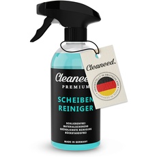 Cleaneed Premium Auto Glasreiniger – Made in Germany – Schlierenfrei, Materialschonend, Extra stark, Rückstandsfrei - Scheibenreiniger