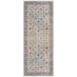 ELLE DECORATION Mahal Orientalischer Teppich - Kurzflor, Vintage, Wohnzimmer, Schlafzimmer, Läufer