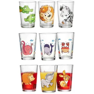 Ritzenhoff & Breker Tiere Kindergläser 0,205 l 9-tlg.