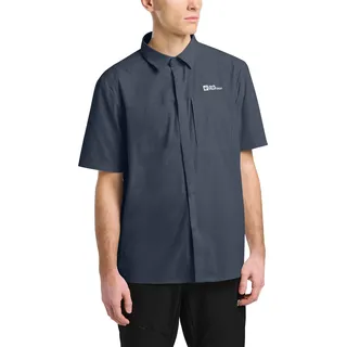 Jack Wolfskin Vandra Kurzarmhemd - Midnight Sky - M