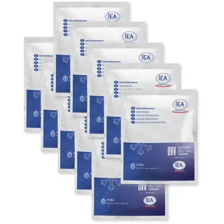iea medical Sofort-Kälte-Kompresse, 10 Einmal-Kühlpacks für Prellungen, Coolpack zum knicken Kompressen St weiss