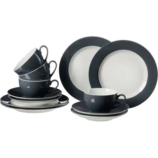 Ritzenhoff & Breker Doppio Kaffeeservice 12-tlg. anthrazit