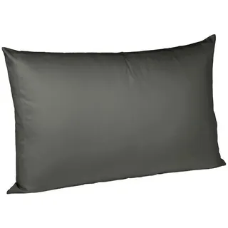 Fleuresse Polsterbezug , Anthrazit , Textil , Uni , 70x90 cm , Textiles Vertrauen - Oeko-Tex® , atmungsaktiv, hautfreundlich, saugfähig , Heimtextilien, Bezüge, Polsterbezüge