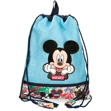 Disney Mickey Be Cool Blue Lunchtasche 27x34 cm Polyester