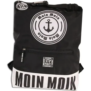 Robin-Ruth Rucksack schwarz weiß Robin Ruth Polyester MOIN MOIN ORG110S - Schwarz