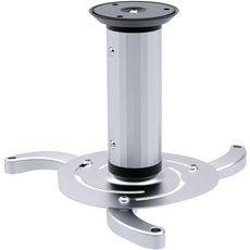 Bild Projector Beamer-Deckenhalterung Neigbar, Drehbar Boden-/Deckenabstand (max.): 20 cm Silber