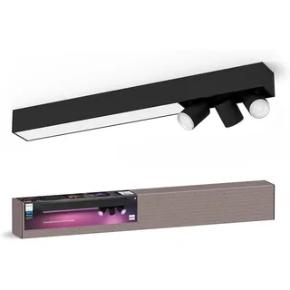 Philips Hue White & Color Ambiance Centris Deckenleuchte schwarz