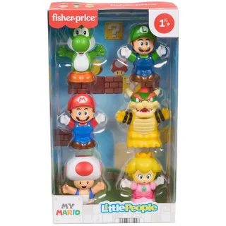 Mattel Little People Super Mario Multipack Spielfigur, bunt