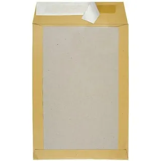 MAILmedia Mailmedia, Papprückwandtaschen DIN B4 ohne Fenster braun 100 St.