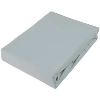 Novel Boxspring-Spannleintuch , Silberfarben , Textil , 180x220 cm , in Übergrößen erhältlich, geeignet für Boxspringbetten , Heimtextilien, Bettwäsche & Leintücher, Leintücher, Spannleintücher Boxspringbett