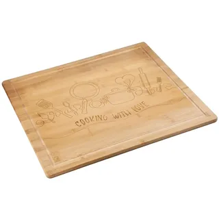 KESPER Buffetplatte/Herdabdeckplatte 58598 13 Braun