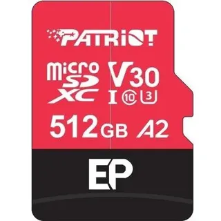 Patriot MicroSD Patriot EP A2 512 Go Rot