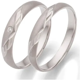 Firetti Trauring "Schmuck Geschenk Hochzeit Ehering "LIEBE"" wahlweise mit oder ohne Zirkonia (synth.), silberfarben