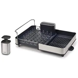 Joseph Joseph 2-teiliges Spülbecken-Organisationsset Edelstahl  inkl. Seifenspender