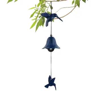 Windspiel für den Außenbereich, Ornamente mit Vögeln, Metall, Dekoration für Garten, , Balkon, , Geschenk zum Geburtstag, Weihnachten, dekorativ, handgefertigt