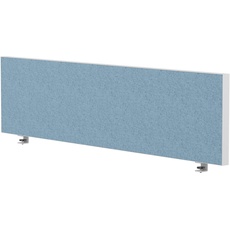 NIVIMA Akustik Tischaufsatz, Blau Meliert, 160 x 40 cm