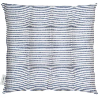 TOM TAILOR HOME Stuhlkissen »Fresh Stripe« mit modernem Nadelstreifendessin, blau