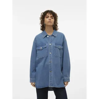 Vero Moda Jeansbluse »VMNAYA OVERSIZED DENIM SHIRT MIX NOOS«, blau