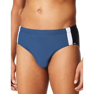 Schiesser Herren Badehose mit Bein Badeshorts mit Schlüsseltasche Jersey enganliegend Single Jersey - Aqua